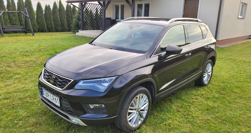Seat Ateca cena 84000 przebieg: 155000, rok produkcji 2016 z Brodnica małe 211